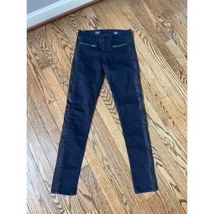 Gray Saks Fifth Avenue Blue Skinny Jeans Size 24